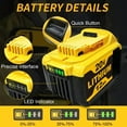 thumbnail image 6 of DW 2Pack 20V 12Ah Lithium-lon Battery Replacement Compact XR Design, High-Capacity Power, Compatible with DCB205 DCB200 DCB203 DCB206 DCB208 20-Volt Cordless Power Tools, Long-Lasting, 6 of 10