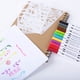 thumbnail image 5 of Marcadores para colorear Quinlirra de 12 colores, marcador de doble punta para colorear para adultos, bolígrafo de punta fina para caligrafía, diario, planificador, dibujo y garabatos (blanco y 12, 5 of 8