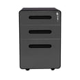thumbnail image 2 of ApexDesk  3-Drawer Metal Mobile File Cabinet with Locking Keys & Casters White, 2 of 5