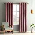 thumbnail image 1 of Curtain Velvet Thickened Blackout Roman Rod Bedroom Living Room Hotel Solid Color Polyester Curtain, 1 of 5