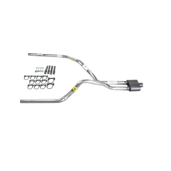 Truck Exhaust Kits - DIY dual exhaust system 2.25 pipe 1 chamber muffler