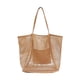 thumbnail image 1 of Fiudx Bolsa de Playa de Malla para Mujer, Bolso de Hombro, para Lavar a Mano, para Natación, con Bolsillo para Guardar Ropa., 1 of 2