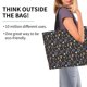 thumbnail image 2 of Balery Mushroom Bolsa Tote Estilo Estético con Cremalleras, Bolsa de Hombro, Bolsa de Compras Grande y Plegable, 2 of 8