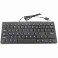 thumbnail image 1 of USB Wired Keyboard and Mouse Set Ultra Thin Compact Design 284x134x18mm Keyboard 113x59x20mm Mouse Plug and Play with 1. Durable Cable for PC Laptop Office Work, 1 of 7