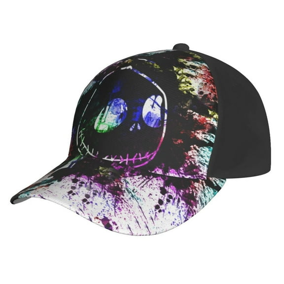 The Nightmare Before Christmas Jack Skellington Skull Unisex Baseball Cap Adjustable Trucker Dad Hat Anti UV Sun Hats Snapback Hat For Men And Women
