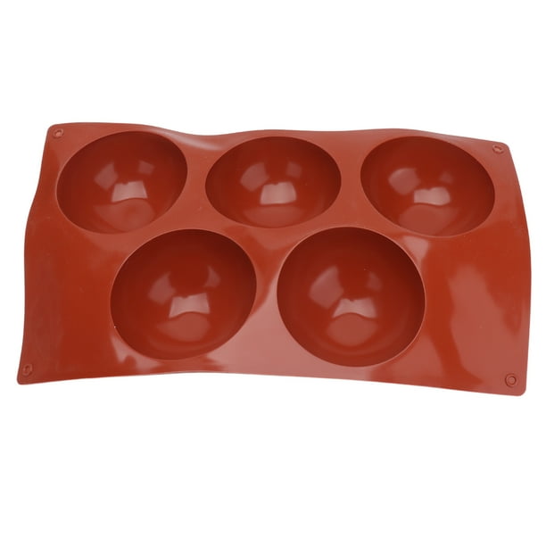 Molde de silicona D del hemisferio, molde de silicona 3D del hemisferio, molde de chocolate semicírculo, molde de chocolate de silicona semiesférico, altamente versátil