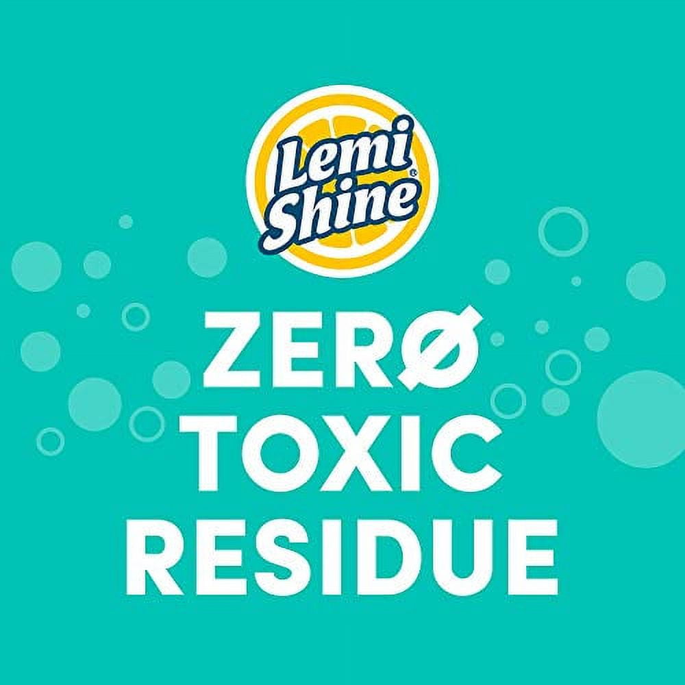 Lemi Shine - Shine + Dry Natural Dishwasher Rinse Aid Hard Water Stain Remover 8.45 oz - 3 Pack Bundle