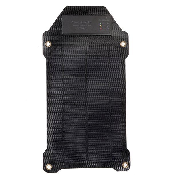 Kuymtek USB 5V 10W Cargador solar portátil Kit de panel solar de silicio monocristalino Kuymtek Componentes de la computadora