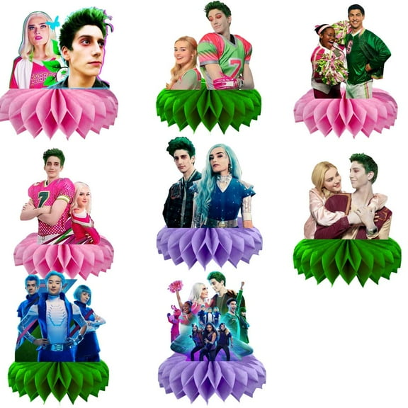 Zombie Honeycomb Centerpieces Table Toppers Decorations for Birthday Party Decor Supplies