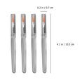 thumbnail image 2 of Raindrops 20Pcs Makeup Lipstick Brush Set Transparent Man-Made Fiber for Precise Lip Lines, 2 of 8