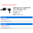 thumbnail image 2 of Stabilizer Bar Link - Compatible with 2002 - 2008 Jaguar X-Type 2003 2004 2005 2006 2007, 2 of 2