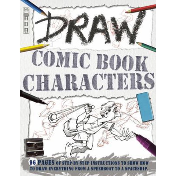 Pre-Owned Book House Draw: Draw Comic Book Characters (Paperback)
