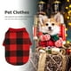 thumbnail image 5 of Ropa de lana para perros, chaleco informal a cuadros para cachorros, chaqueta, productos para mascotas de Año Nuevo (M), 5 of 9