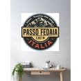 thumbnail image 2 of Passo Fedaia, Italy Poster Wall Art, Modern Wall Decor, 24x24 UNFRAMED, 2 of 3