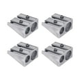thumbnail image 1 of Ceimmolca Pencil Sharpener Hand Held Pencil Sharpener Metal Pencil Sharpener 2 Hole Pencil Sharpener Alloy Wedge Profile, 1 of 8