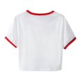 thumbnail image 7 of Women's T-Shirts Slim Fit Summer Top Graphic Crop Tee for Everyday Casual Wear, 7 of 7