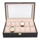 thumbnail image 3 of Caja de almacenamiento de reloj de 12 rejillas de madera mate, caja de presentación de regalo, accesorio para reloj, 3 of 8