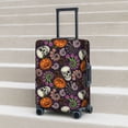 thumbnail image 6 of Fuzoiu Halloween With Skull Print Suitcase Cover,Washable Luggage Covers for Suitcase,Elastic Luggage Protector Cover,Scratch Resistant Travel Suitcase Covers-X-Large, 6 of 7