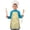 Easter and Rainbows, variant on Easter and Polka Dots Cream Pattern Youth Aprons, Adjustable Neck Strap Aprons for Teens' Cooking & Baking
