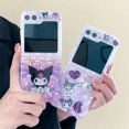 thumbnail image 5 of Funda de teléfono para Samsung Galaxy Z Flip 3, 4, 5, bonita funda trasera de Hello Kitty, Mickey, Sanrio, Kuromi Edge, 5 of 5