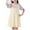 Purple, variant on Girls Casual Homewear Dress Loose Fit Crewneck Short Sleeve Nightgown Dresses Kids Comdy Color Block Loungewear 4-13 Years