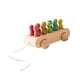 thumbnail image 5 of Vehículos de juguete de madera con muñecos de clavija de arco iris Creatividad Juego de rompecabezas de madera para bebés Coche de tracción para bebés Baoblaze empujar juguetes, 5 of 8