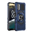 thumbnail image 2 of Compatible for Nokia C300 Case / Nokia G100 Case w/Tempered Glass Screen Protector [Military Grade] Ring Car Mount Kickstand Shockproof Hard Phone Case - Blue, 2 of 7