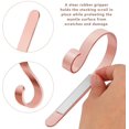 thumbnail image 3 of 8 Pieces Christmas Stocking Holder Hooks Metal Hooks Christmas Stocking Clips Stocking Hanger Hooks, Rose Gold, 3 of 7