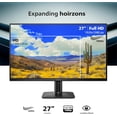 thumbnail image 2 of Restored PHILIPS 27E2N1100 27 inch IPS FHD (1920 x 1080) 100Hz Gaming Office Monitor, VESA, HDMI x1, VGA Port x1, Eye Care (Refurbished), 2 of 5