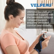 VELPEAU Thumb Support Brace - CMC Joint Thumb Spica Splint for Pain Relief, Arthritis, Tendonitis, Sprains, Strains, Carpal Tunnel & Trigger Thumb Immobilizer, Wrist Strap, Left or Right Hands (Small)