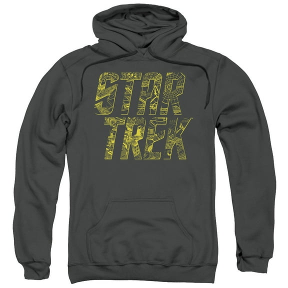 Star Trek - Schematic Logo - Pull-Over Hoodie - XX-Large