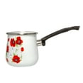 thumbnail image 3 of Eenameled Aluminum Coffeepot with Handle to store Hot Coffee Poppies Enamel Coffee Pot Coffee Warmer Camping Coffee Pot 0.7-qt. (0.65 L), 3 of 9