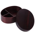 thumbnail image 3 of 17.5x13.5cm Lunch Box Wooden Bento Box Portable Food Container for Students WorkerPainted, 3 of 6
