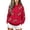 Red, variant on CAIXIA Game Day Sweatshirt for Women Football Funny Graphic Print Hoodies Casual Fall Season Pullover Tops with Pockets