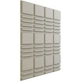 thumbnail image 2 of Ekena Millwork 19 5/8"W x 19 5/8"H Stacked EnduraWall Decorative 3D Wall Panel, UltraCover Satin Blossom White (Covers 2.67 Sq. Ft.), 2 of 6