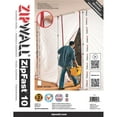 thumbnail image 1 of ZipWall ZF10 Panneau de Barrière à Poussière Réutilisable de 10 Pi, Lot de 4, 1 of 4