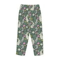 thumbnail image 5 of Qekee Retro Bunny Floral print Women Pajama Pants, 5 of 9