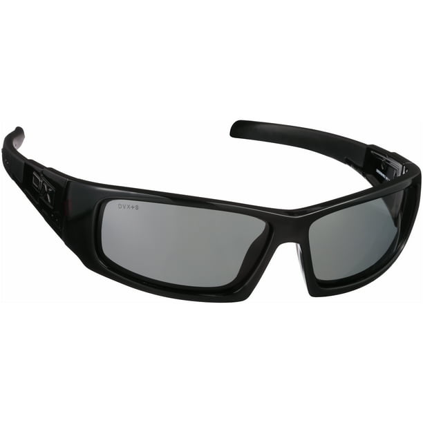 DVX Vizor Rx'able Safety Polarized Grey Lens Gloss Black Frame