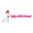 thumbnail image 2 of Daddy's Little Princess Courage Kindness Goodness Dream Big Act Like A Lady Girls Love Beautiful Crown Unicorns Royalty Sweet Decorating Holiday Gift Ideas Wall Decal Sticker - Size: 10 In X 4 In, 2 of 5