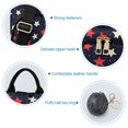 thumbnail image 7 of FORMRS Women's Travel Backpack Purse Anti-Theft Hidden Pockets Casual Shoulder Bag, Red Starry Pattern, 7 of 7