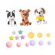 thumbnail image 5 of Dog Cake Toppers Puppy Cupcake Toppers Decoración del pastel para la escena de bricolaje Shower Compromiso de proyectos de arte aniversario, 5 of 9