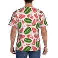 thumbnail image 2 of Rocae Watermelon for Men's Moisture-Wicking Crew Tee - T-Shirt for Sports, Outdoor Activities, and Casual WearSmall, 2 of 9