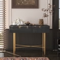 thumbnail image 3 of Boyel Living Console Table with 2 Drawers, 41.75" Sofa Coffee Desk Entryway Table for Hallway, Entryway, Living Room (Black), 3 of 9