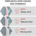 thumbnail image 2 of USB-Powered Foldable Neck Fan with 360° Bladeless Design, Digital Display, Ultra-Quiet Operation & Long-Lasting Battery – Portable Hands-Free Cooling Solution for Outdoor Use, White, 2 of 6