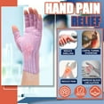 thumbnail image 2 of pares de guantes de compresión para artritis de mano, artritis reumatoide, osteoartritis y dolor del túnel carpiano para mujeres y hombres. Guantes antideslizantes con puntos adhesivos para el, 2 of 5