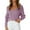 Purple, variant on Baqcunre Women's Sweaters Women Casual V Neck Long Sleeve Sweaters Wrap Front Off Shoulder Asymmetric Hem Knitted Crop Solid Pullover Hoodies For Women Fall Outfits Women Trendy Grey One Size
