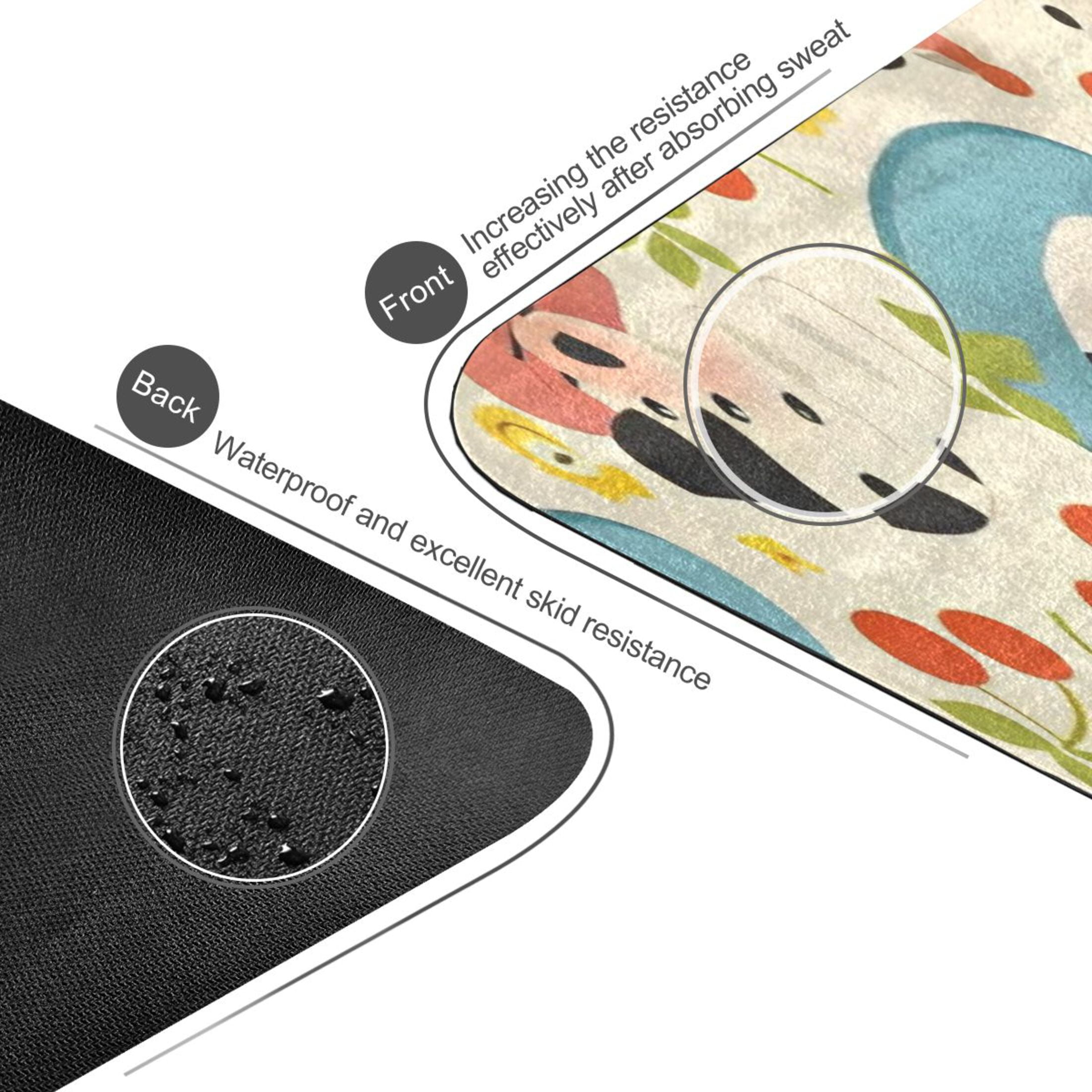 BZSMCE Yoga Mat Women Fitness Mat Guitar Float Pattern
