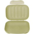 thumbnail image 2 of Jabonera portátil de plástico de 2 piezas con tapa Caja de viaje impermeable - Caja de jabón de plástico negra + verde oliva con cerradura, mini caja de jabón portátil oso de fresa Electrónica, 2 of 4