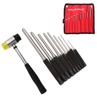 Roll Pin Punch Set With Storage Pouch Smithing Punch Removing