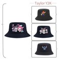 thumbnail image 2 of Sombrero de cubo Kawaii Sanrio Kuromi, figura de Anime Stitch Mario, sombrero para el sol al aire libre, moda coreana, ocio, pareja, gorro de lavabo de dibujos animados Y2K, 2 of 4